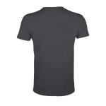 Cotton t-shirt, 150 g/m2, SOL'S Regent Fit dark grey colour rear view