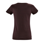 Cotton t-shirt for women, 150 g/m2, SOL'S Regent Fit burgundy colour rear view
