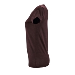 Cotton t-shirt for women, 150 g/m2, SOL'S Regent Fit burgundy colour side view