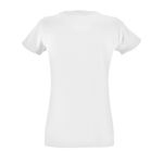 Cotton t-shirt for women, 150 g/m2, SOL'S Regent Fit white colour rear view