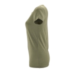 Cotton t-shirt for women, 150 g/m2, SOL'S Regent Fit khaki colour side view