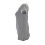 Cotton t-shirt for women, 150 g/m2, SOL'S Regent Fit marbled grey colour side view