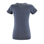 Cotton t-shirt for women, 150 g/m2, SOL'S Regent Fit marbled dark blue colour rear view