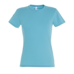 Women's t-shirt made of 100% cotton, 150 g/m2, SOL'S Miss light blue colour