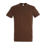 Unisex T-shirt made of 100% cotton, 190 g/m2, SOL'S Imperial brown colour second view