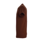 Unisex T-shirt made of 100% cotton, 190 g/m2, SOL'S Imperial brown colour side view