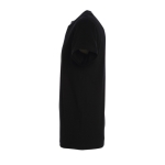 Unisex T-shirt made of 100% cotton, 190 g/m2, SOL'S Imperial black colour side view