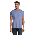 Unisex T-shirt made of 100% cotton, 190 g/m2, SOL'S Imperial blue colour photographic view
