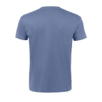Unisex T-shirt made of 100% cotton, 190 g/m2, SOL'S Imperial blue colour rear view