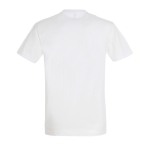 Unisex T-shirt made of 100% cotton, 190 g/m2, SOL'S Imperial white colour rear view