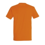 Unisex T-shirt made of 100% cotton, 190 g/m2, SOL'S Imperial orange colour rear view