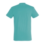 Unisex T-shirt made of 100% cotton, 190 g/m2, SOL'S Imperial turquoise colour rear view
