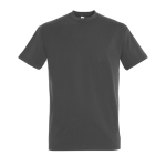 Unisex T-shirt made of 100% cotton, 190 g/m2, SOL'S Imperial dark grey colour eighth view