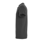Unisex T-shirt made of 100% cotton, 190 g/m2, SOL'S Imperial dark grey colour side view