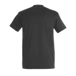 Unisex T-shirt made of 100% cotton, 190 g/m2, SOL'S Imperial titanium colour rear view