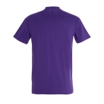 Unisex T-shirt made of 100% cotton, 190 g/m2, SOL'S Imperial violet colour rear view