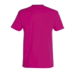 Unisex T-shirt made of 100% cotton, 190 g/m2, SOL'S Imperial fuchsia colour rear view