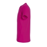 Unisex T-shirt made of 100% cotton, 190 g/m2, SOL'S Imperial fuchsia colour side view