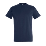 Unisex T-shirt made of 100% cotton, 190 g/m2, SOL'S Imperial navy-blue colour