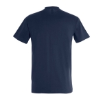 Unisex T-shirt made of 100% cotton, 190 g/m2, SOL'S Imperial navy-blue colour rear view