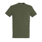 Unisex T-shirt made of 100% cotton, 190 g/m2, SOL'S Imperial military green colour
