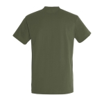 Unisex T-shirt made of 100% cotton, 190 g/m2, SOL'S Imperial military green colour rear view