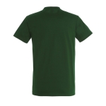 Unisex T-shirt made of 100% cotton, 190 g/m2, SOL'S Imperial dark green colour rear view