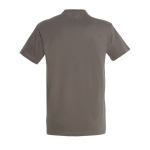Unisex T-shirt made of 100% cotton, 190 g/m2, SOL'S Imperial taupe colour rear view