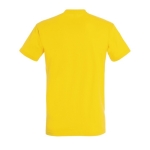 Unisex T-shirt made of 100% cotton, 190 g/m2, SOL'S Imperial dark yellow colour rear view