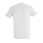 Unisex T-shirt made of 100% cotton, 190 g/m2, SOL'S Imperial heather light grey colour rear view