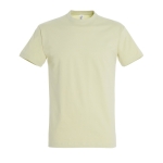 Unisex T-shirt made of 100% cotton, 190 g/m2, SOL'S Imperial light yellow colour eighth view