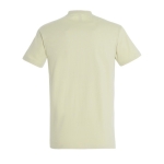 Unisex T-shirt made of 100% cotton, 190 g/m2, SOL'S Imperial light yellow colour rear view