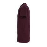 Unisex T-shirt made of 100% cotton, 190 g/m2, SOL'S Imperial garnet colour side view