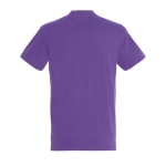 Unisex T-shirt made of 100% cotton, 190 g/m2, SOL'S Imperial purple colour rear view