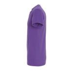 Unisex T-shirt made of 100% cotton, 190 g/m2, SOL'S Imperial purple colour side view