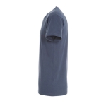 Unisex T-shirt made of 100% cotton, 190 g/m2, SOL'S Imperial denim blue colour side view