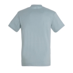 Unisex T-shirt made of 100% cotton, 190 g/m2, SOL'S Imperial blue gray colour rear view