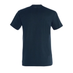 Unisex T-shirt made of 100% cotton, 190 g/m2, SOL'S Imperial petrol blue colour rear view