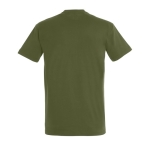 Unisex T-shirt made of 100% cotton, 190 g/m2, SOL'S Imperial olive green colour rear view