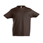 Children's t-shirt, 100% cotton, 190 g/m2, SOL'S Imperial dark brown colour ninth view