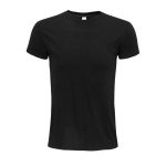 Unisex t-shirt from 100% organic cotton, 140 g/m2, SOL'S Epic black colour third view