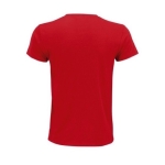Unisex t-shirt from 100% organic cotton, 140 g/m2, SOL'S Epic red colour rear view