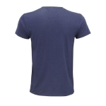 Unisex t-shirt from 100% organic cotton, 140 g/m2, SOL'S Epic navy-blue colour rear view