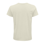 T-shirt from organic cotton, 150 g/m2, SOL'S Crusader natural colour rear view