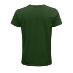 T-shirt from organic cotton, 150 g/m2, SOL'S Crusader dark green colour rear view