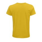T-shirt from organic cotton, 150 g/m2, SOL'S Crusader gold colour rear view