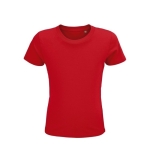 Children's t-shirt from 100% cotton, 150 g/m2, SOL'S Crusader red colour fifth view