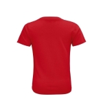 Children's t-shirt from 100% cotton, 150 g/m2, SOL'S Crusader red colour rear view