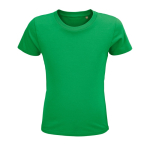 Children's t-shirt from 100% cotton, 150 g/m2, SOL'S Crusader green colour eighth view