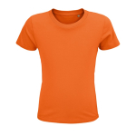 Children's t-shirt from 100% cotton, 150 g/m2, SOL'S Crusader orange colour